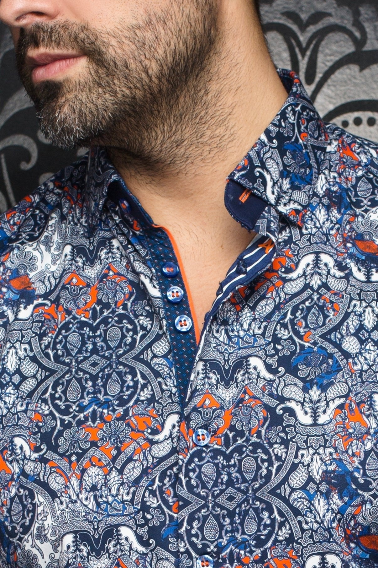 CHEMISE | MURATO, Navy Orange