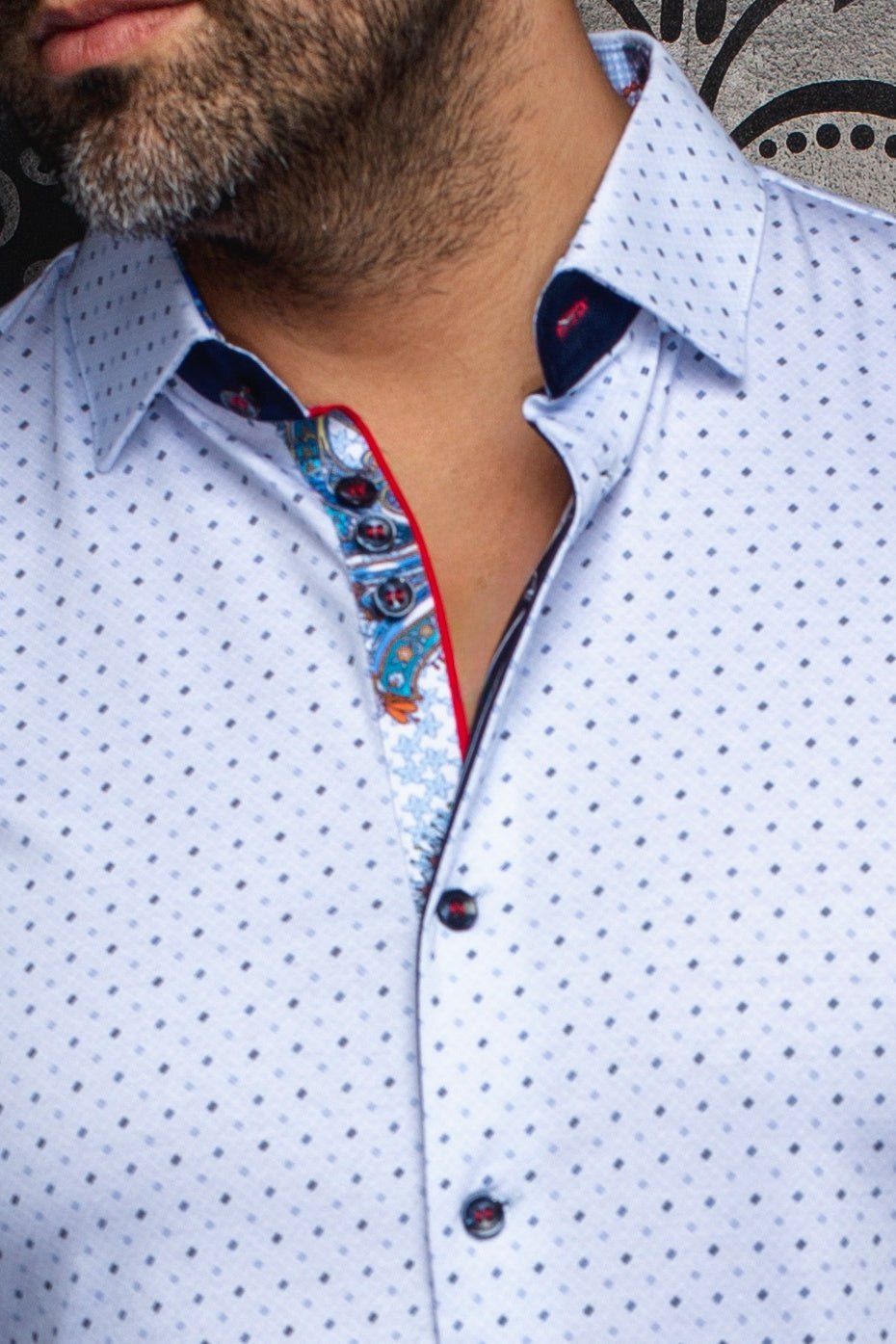 CHEMISE | OPTIMUS, White Blue
