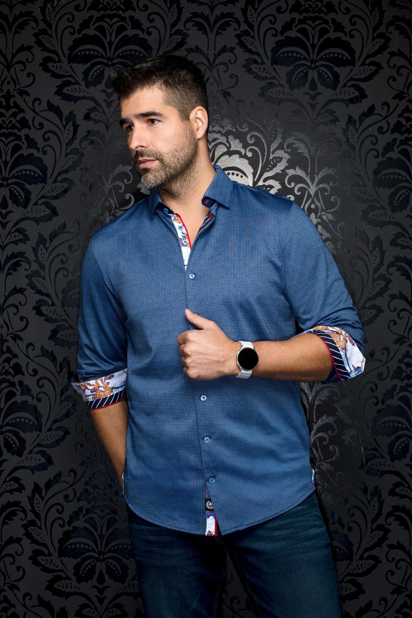CHEMISE | PALMA, Navy