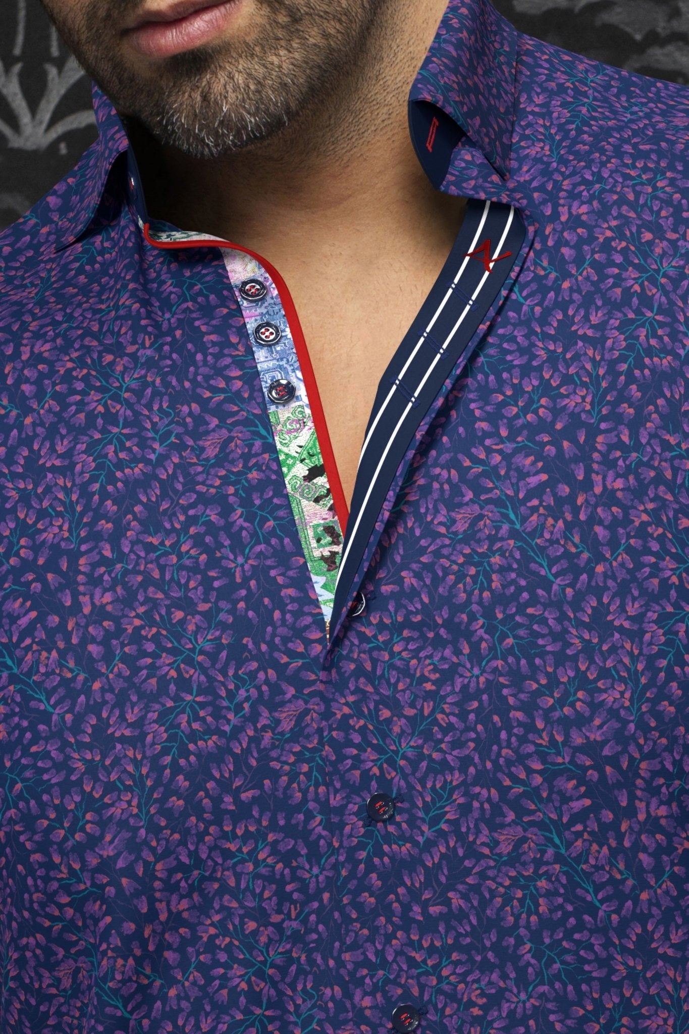 CHEMISE | QUINN, Blue Fuchsia