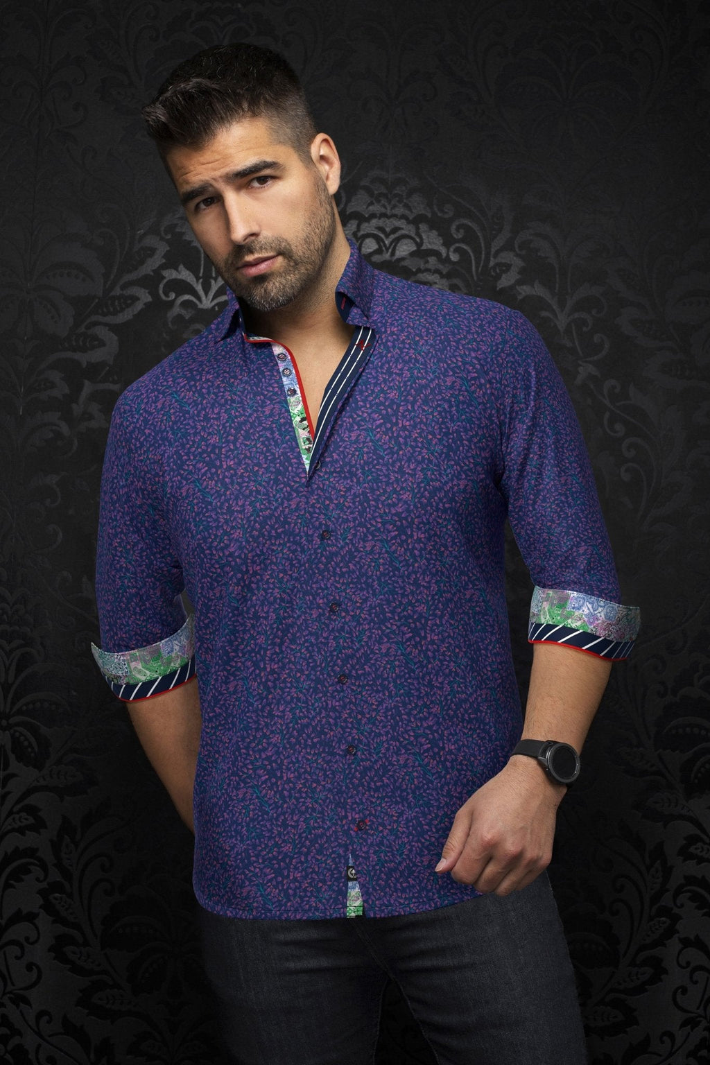CHEMISE | QUINN, Blue Fuchsia