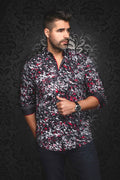 CHEMISE | SORAN, Black Red