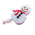 Coffret cadeau de décoration bonhomme de neige par Lula Flora - La Braderie de Mode Québécoise en Ligne