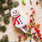 Coffret cadeau de décoration bonhomme de neige par Lula Flora - La Braderie de Mode Québécoise en Ligne