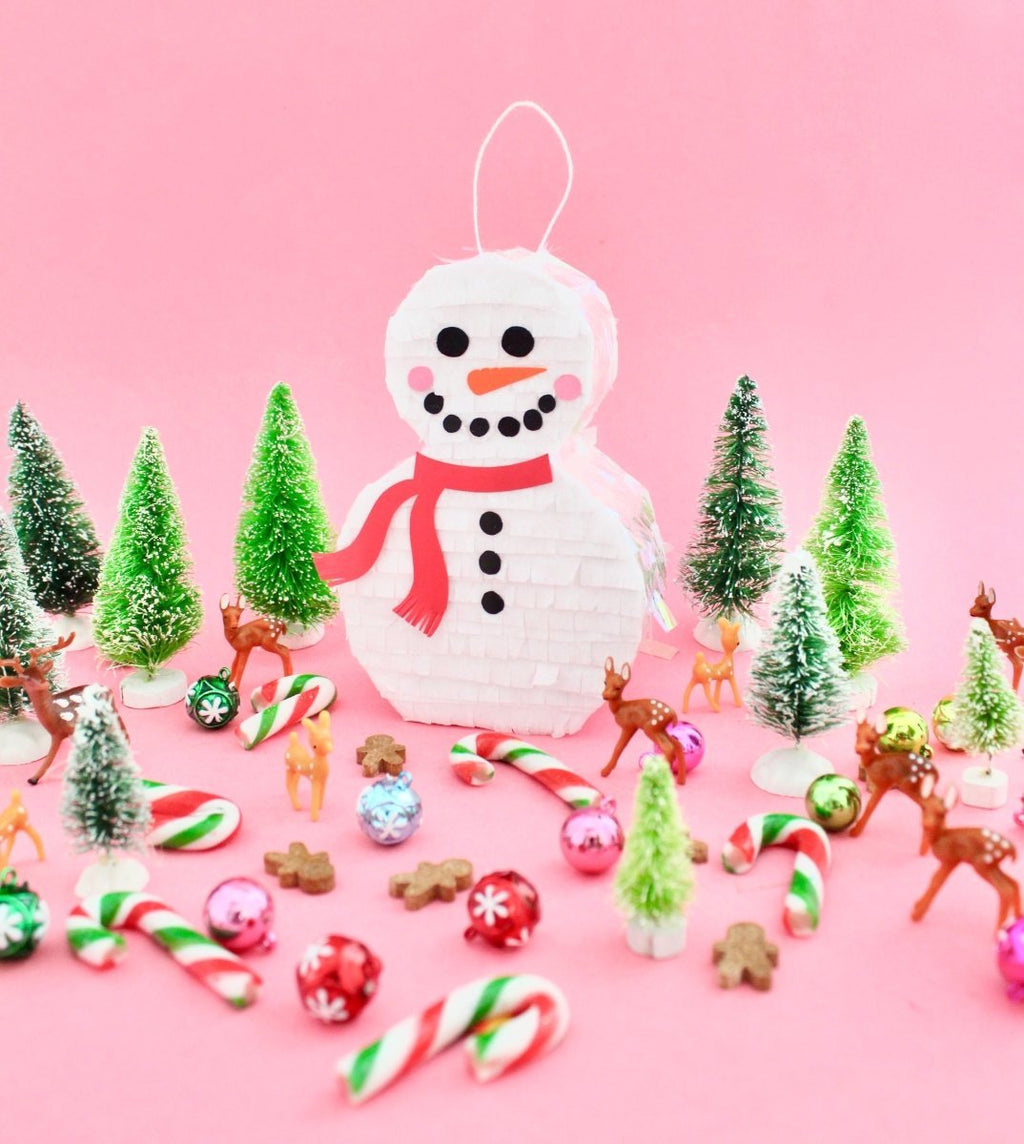 Coffret cadeau de décoration bonhomme de neige par Lula Flora - La Braderie de Mode Québécoise en Ligne