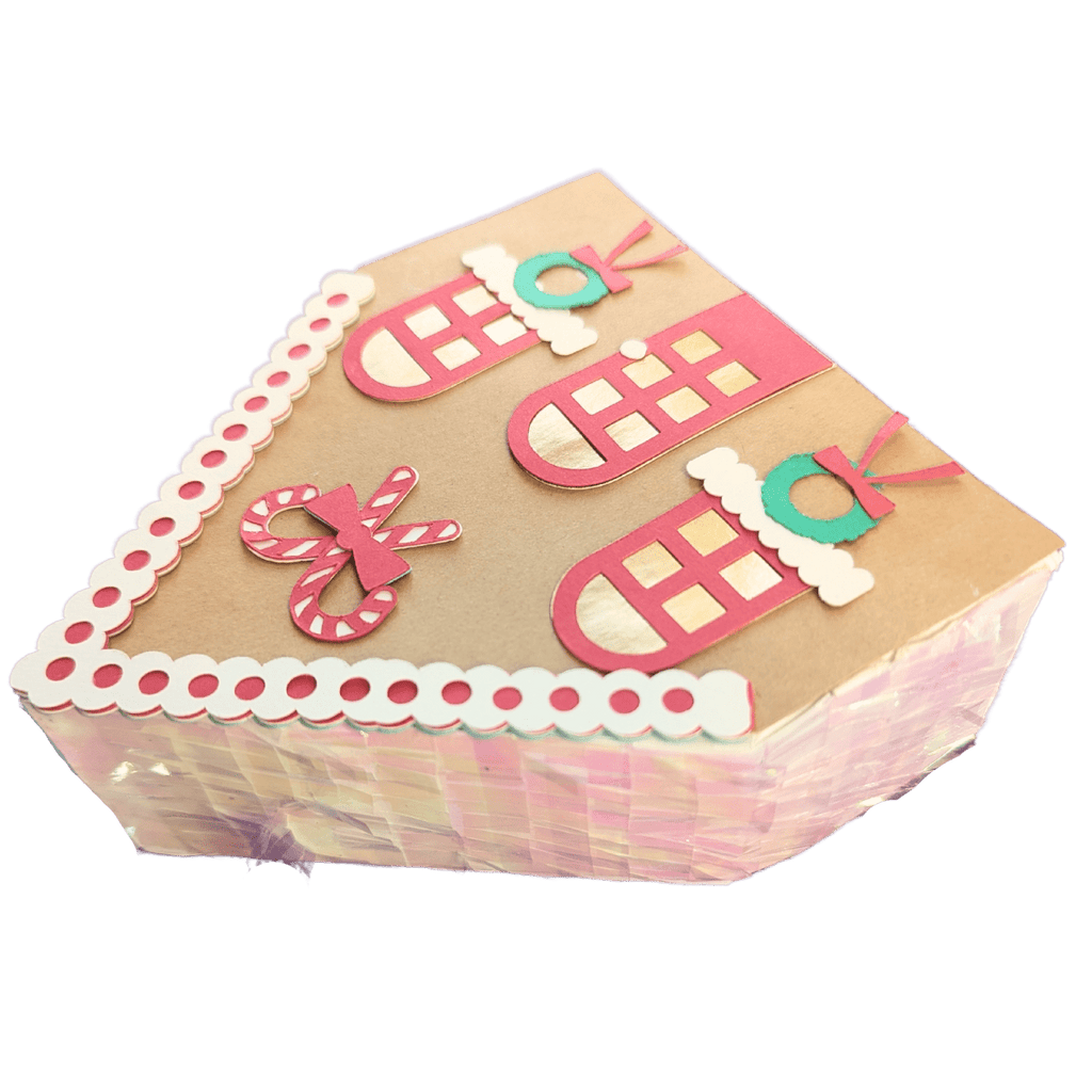 Coffret Cadeau Mini Piñata Maison Marron en Pain d'Épices par Lula Flora - La Braderie de Mode Québécoise en Ligne