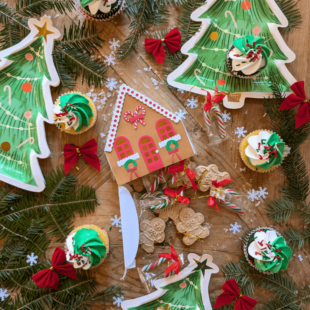 Coffret Cadeau Mini Piñata Maison Marron en Pain d'Épices par Lula Flora - La Braderie de Mode Québécoise en Ligne