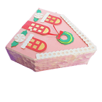 Coffret Cadeau Mini Piñata Maison Rose en Pain d'Épices par Lula Flora - La Braderie de Mode Québécoise en Ligne