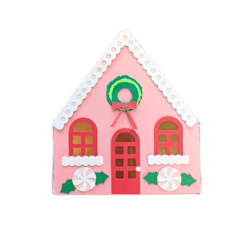 Coffret Cadeau Mini Piñata Maison Rose en Pain d'Épices par Lula Flora - La Braderie de Mode Québécoise en Ligne