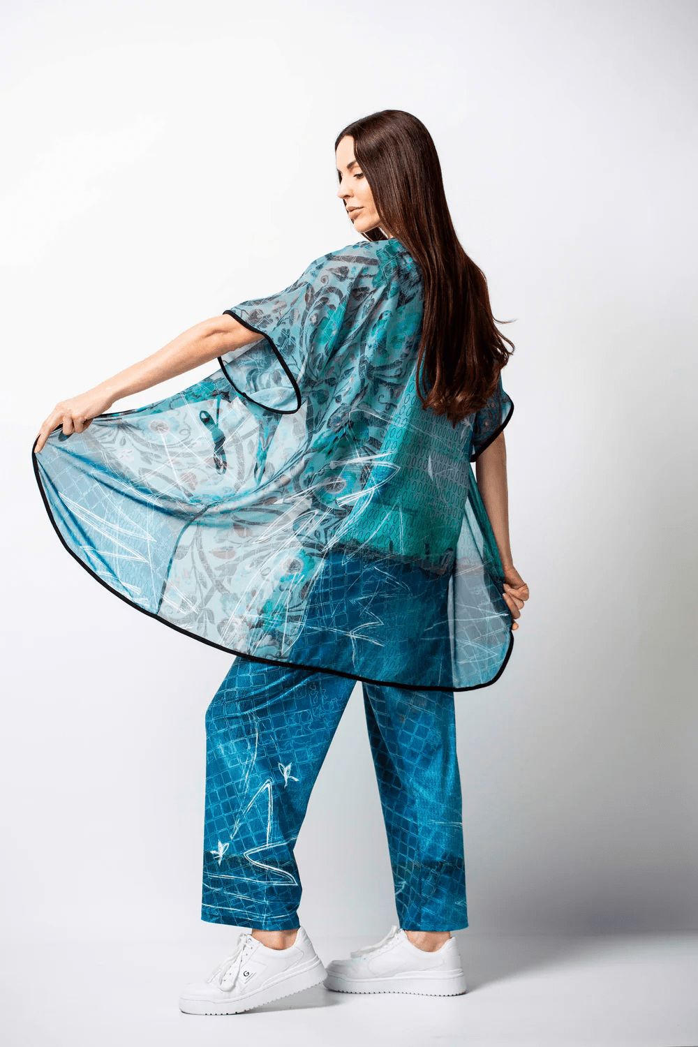 Kimono Court no.456 - Lagon - La Braderie de Mode Québécoise en Ligne