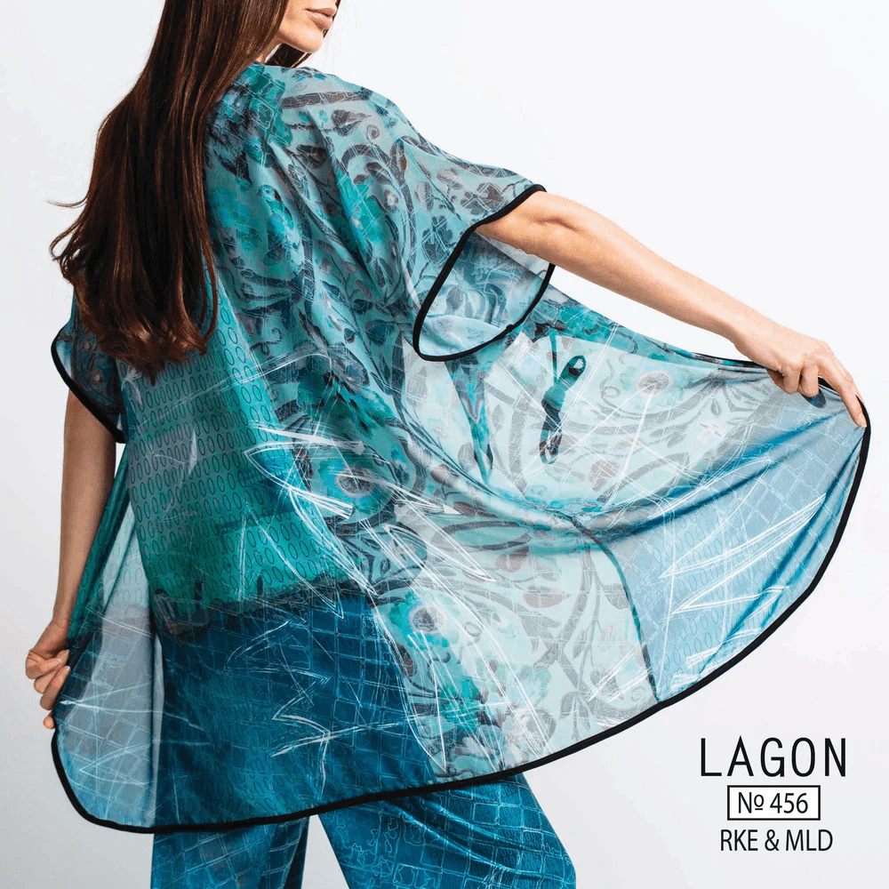 Kimono Court no.456 - Lagon - La Braderie de Mode Québécoise en Ligne