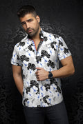 Manches Courtes | AXEL, White Black
