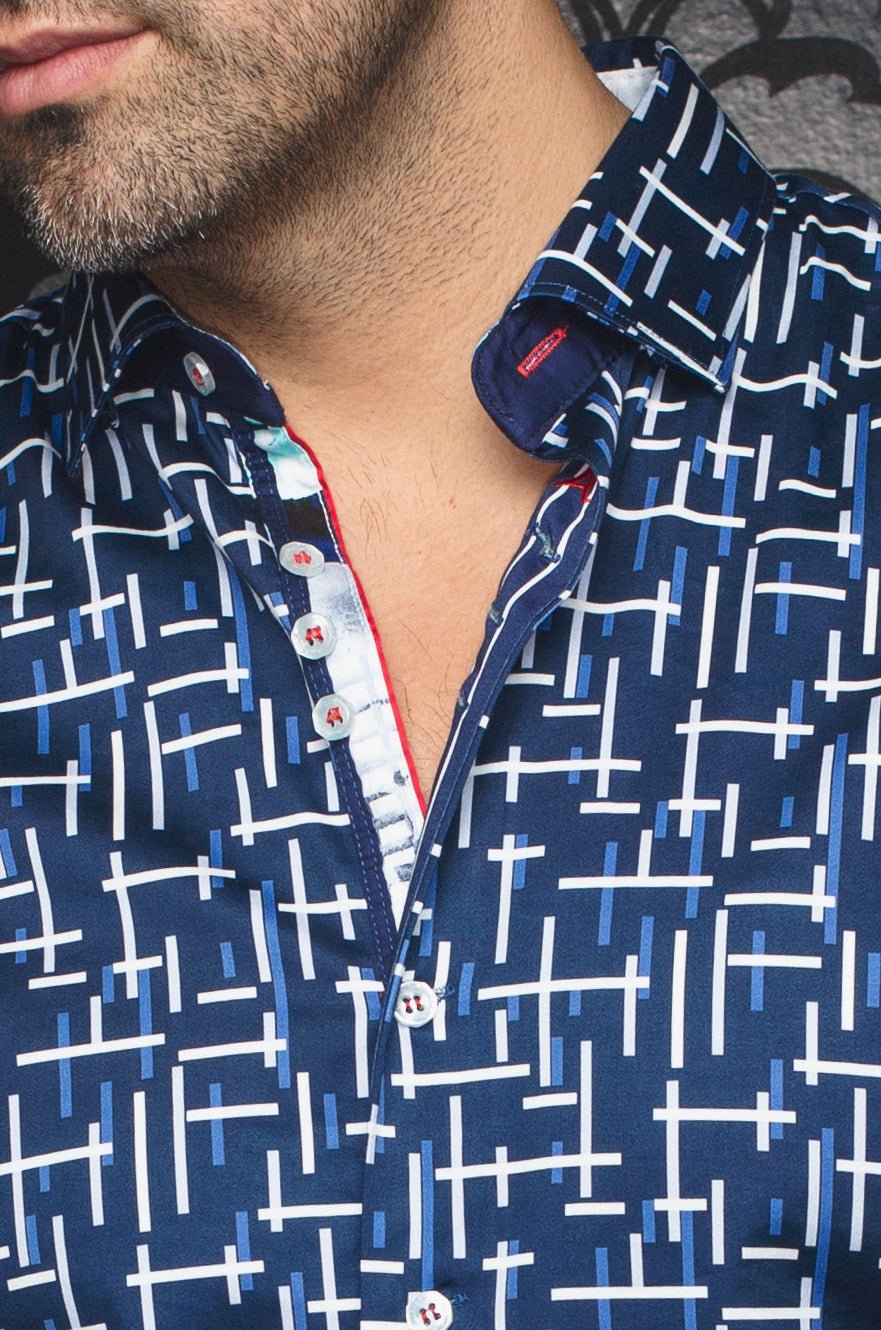 Manches Courtes | COLTON, Navy Blue