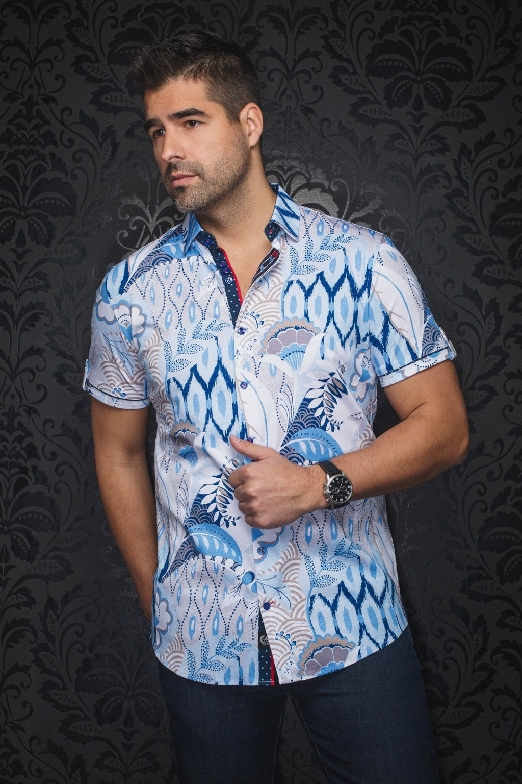 MANCHES COURTES EXTENSIBLE | KYLE, Light Blue
