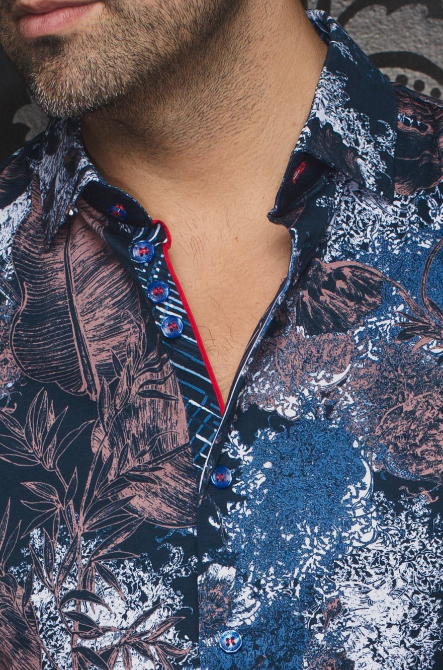 MANCHES COURTES EXTENSIBLE | MARENGO, Navy Tobacco