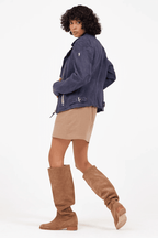 MANTEAU CUIR FEMME - KARYN 2 RF - La Braderie de Mode Québécoise en Ligne