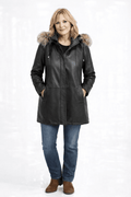 Manteau en Cuir - Femme - La Braderie de Mode Québécoise en Ligne