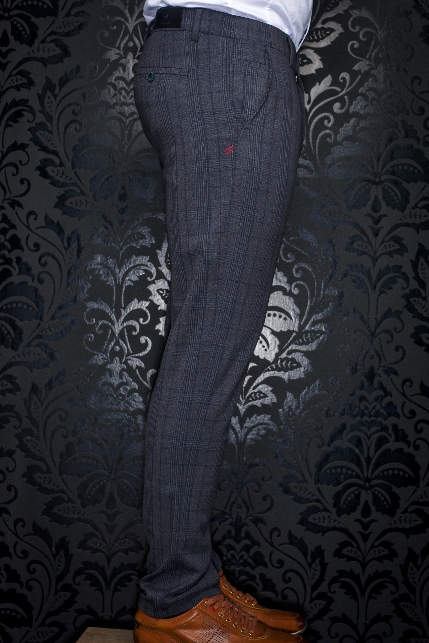 PANTALON | BERETTA-BELMONDO, Grey Navy