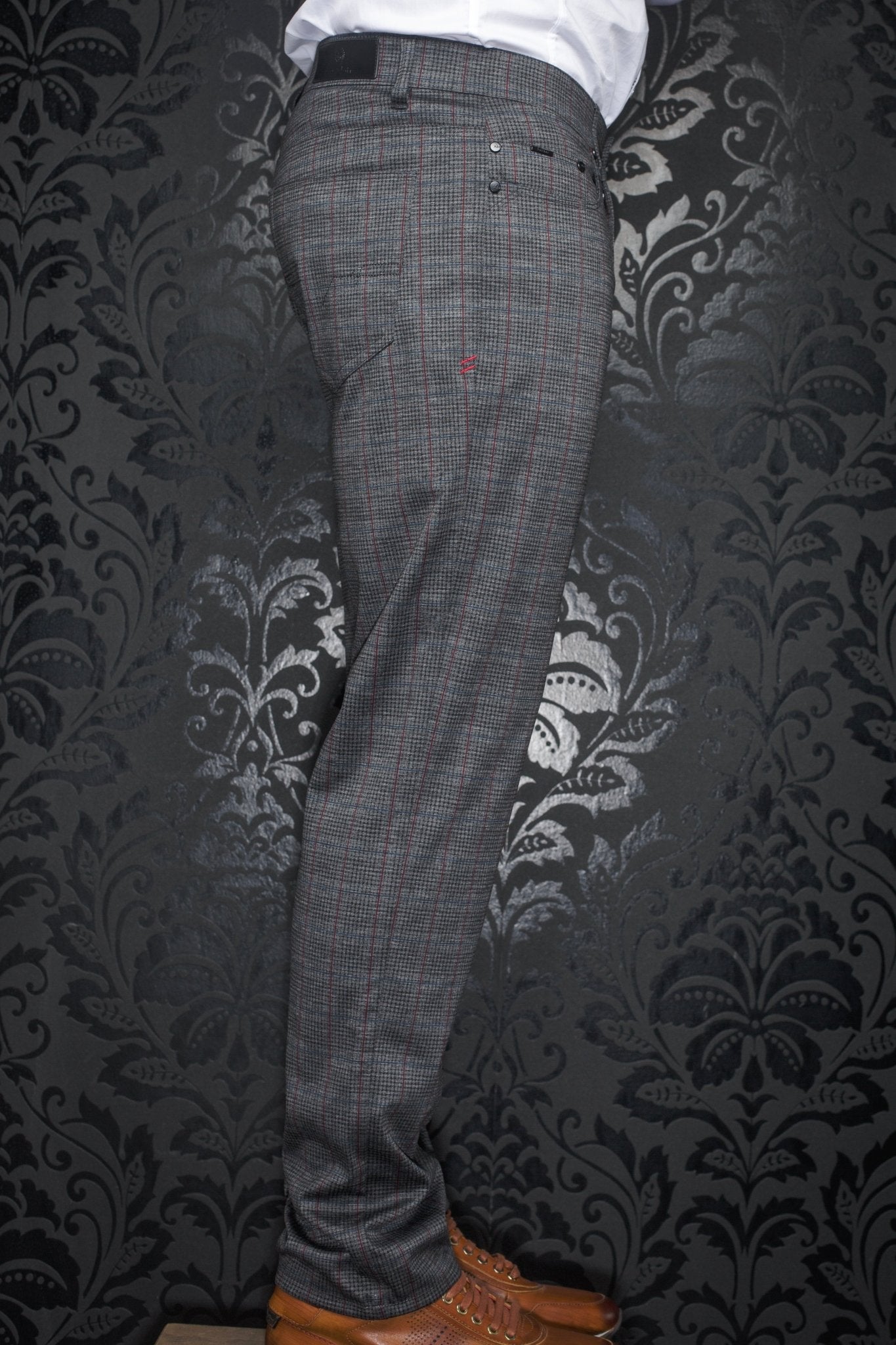 PANTALON | WINCHESTER-TAYLOR, Dark Grey Multi