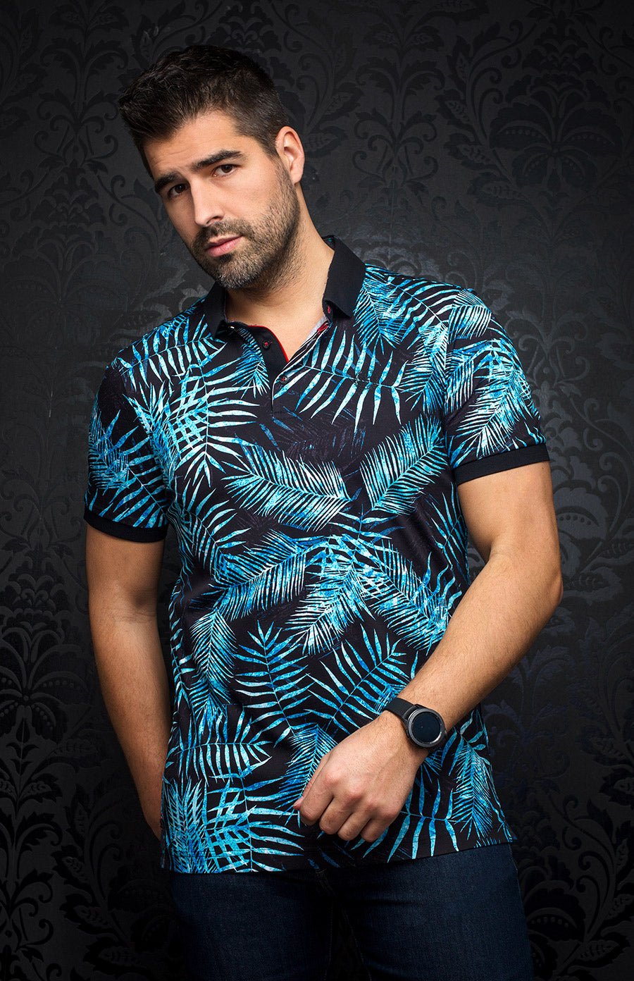 Polo - HILO, BLACK TURQ