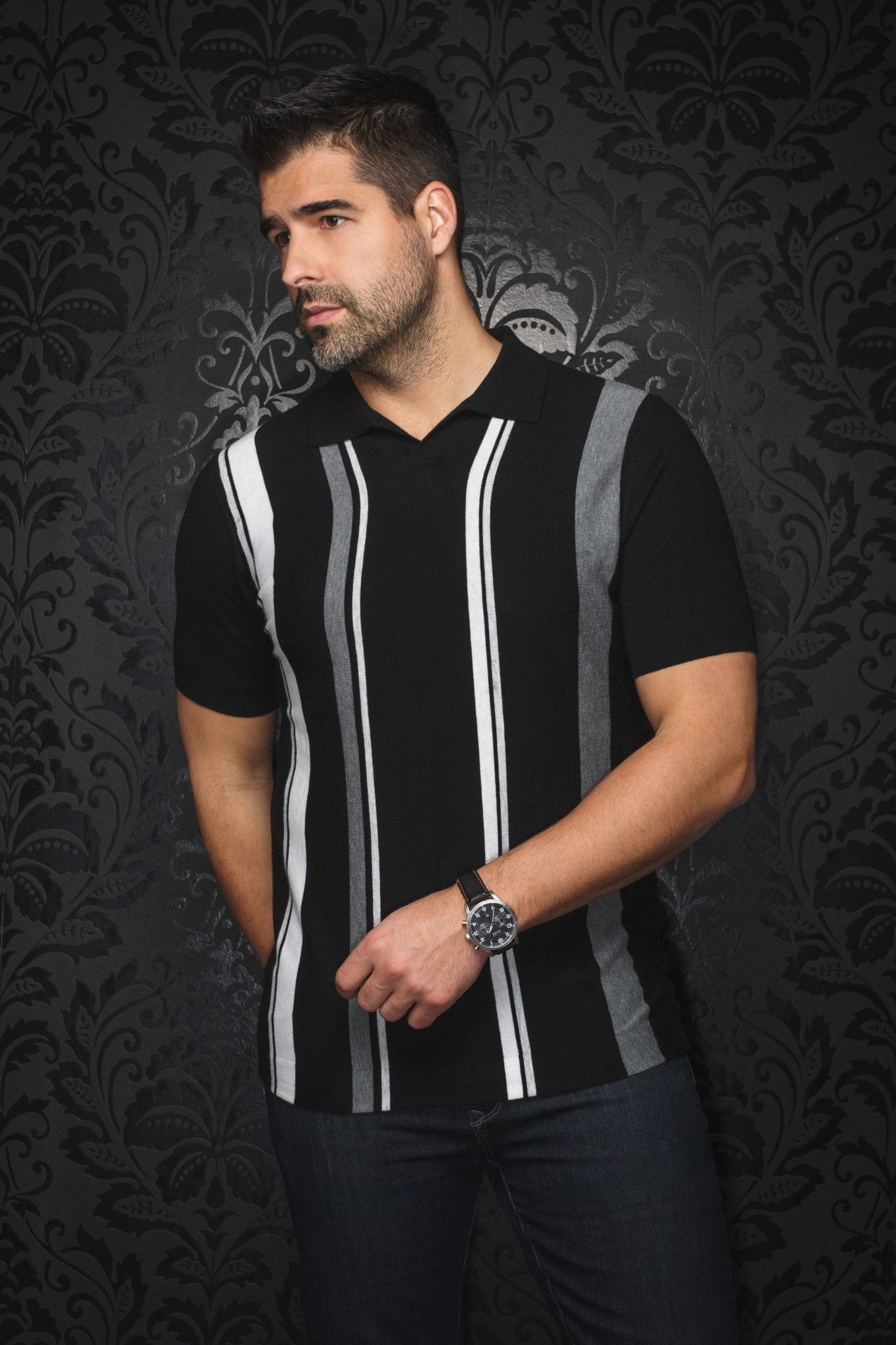 POLO TRICOT | AVERY, Black