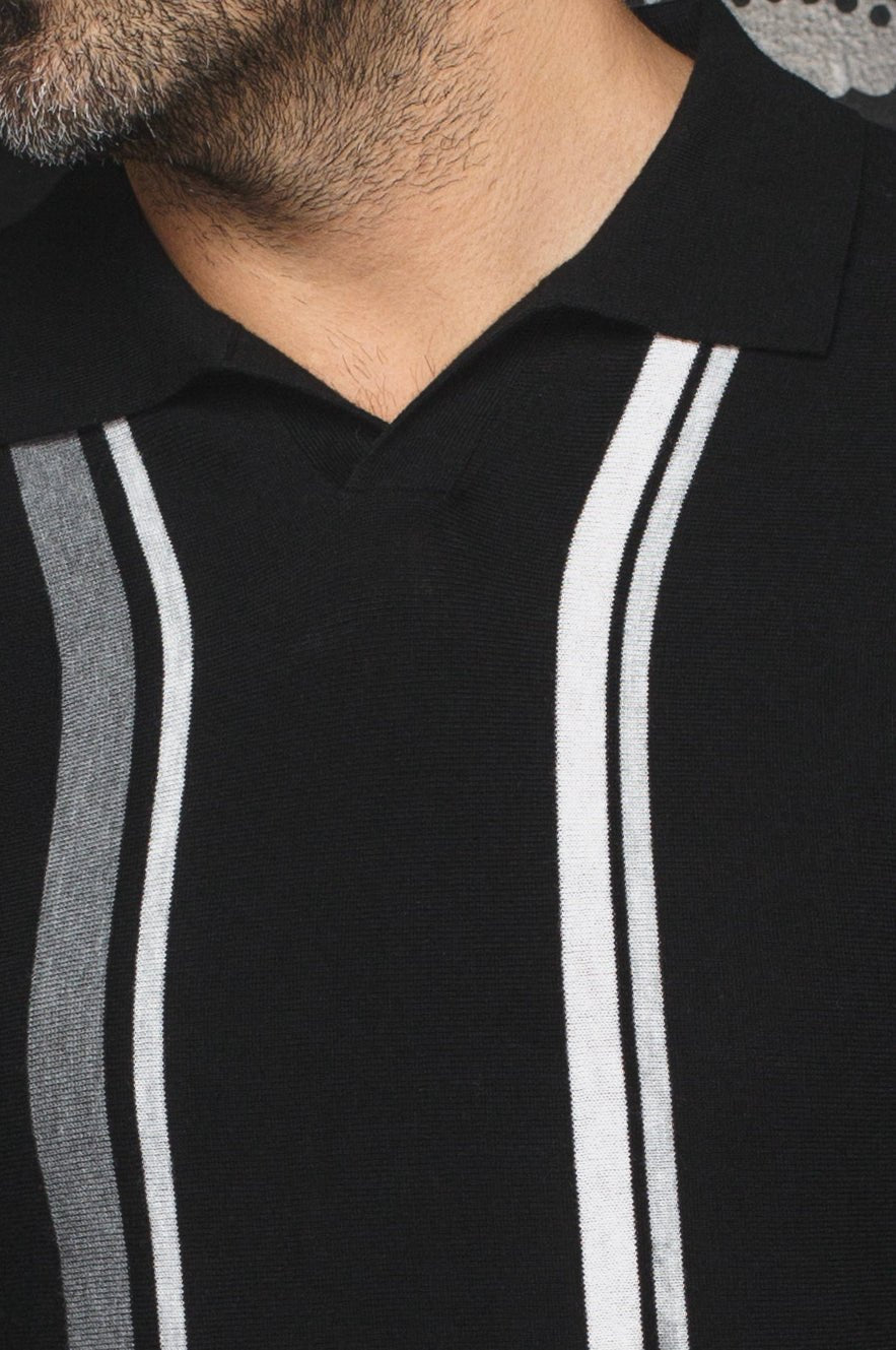 POLO TRICOT | AVERY, Black