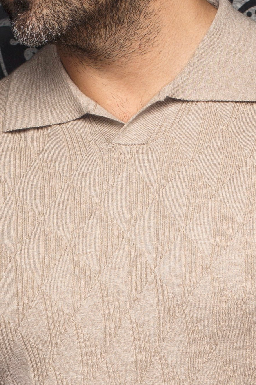 POLO TRICOT | LOWICK, Stone