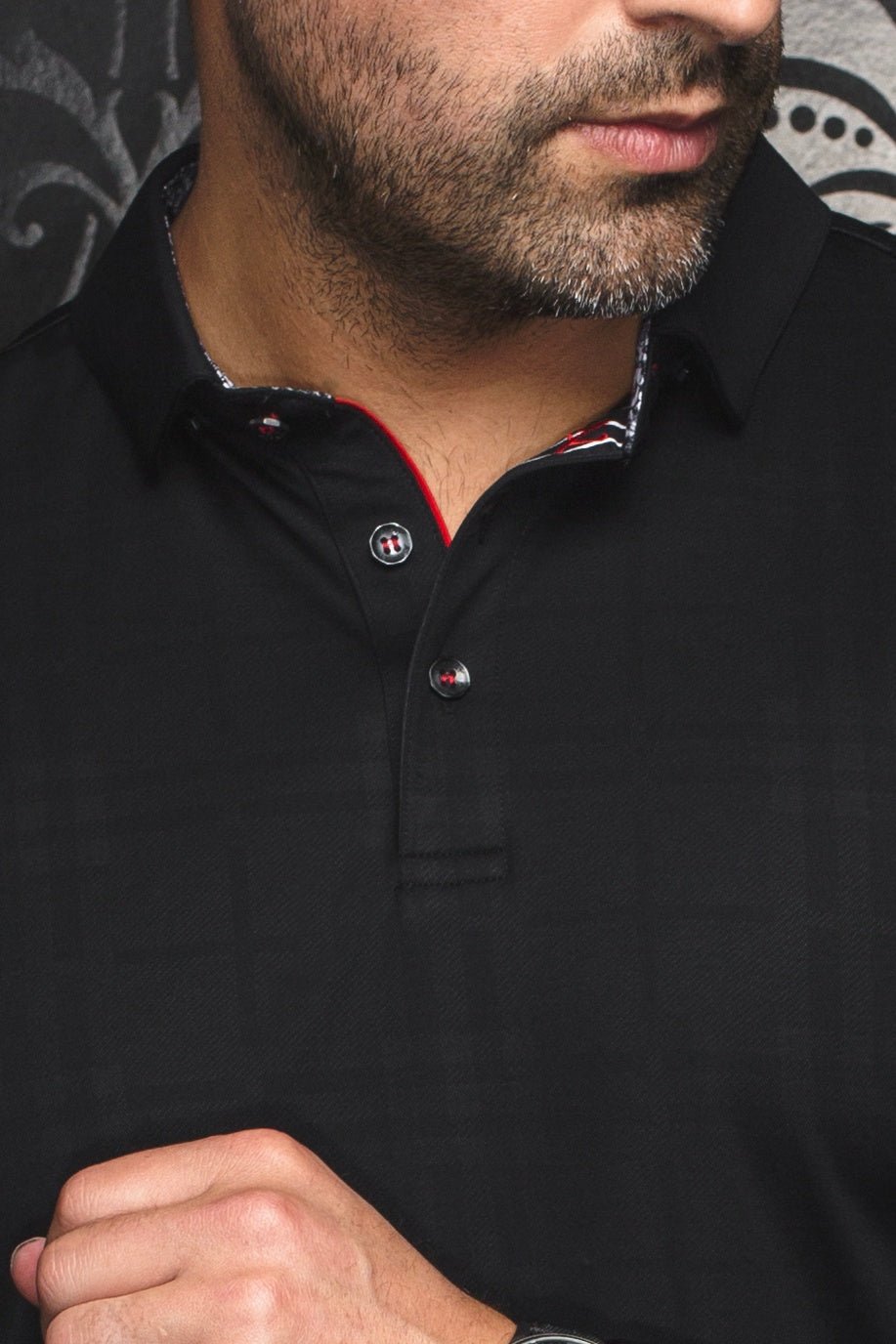 POLO MANCHES LONGUES | CHELSEA, Black