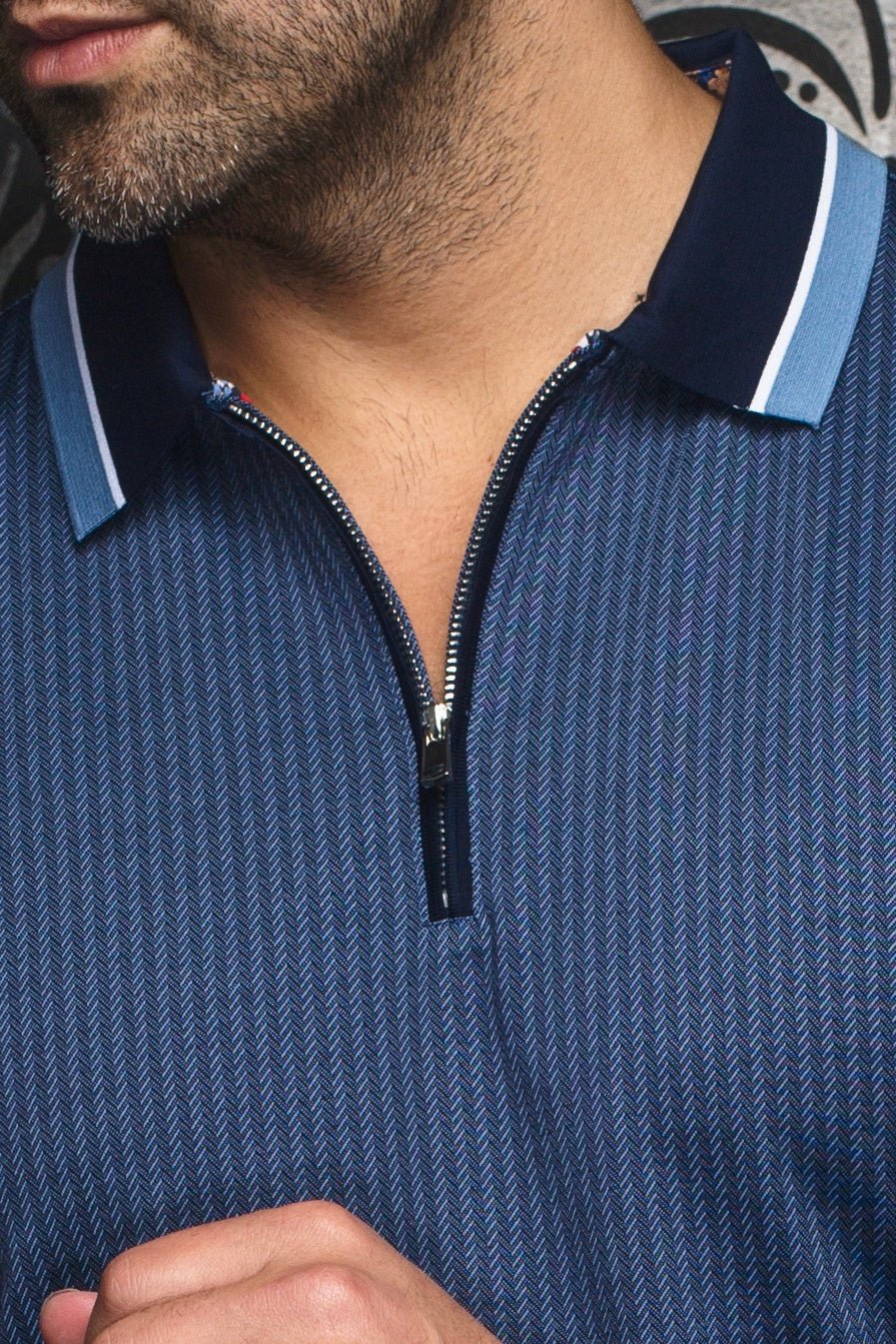 POLO MANCHES LONGUES | FEDERICO, Blue