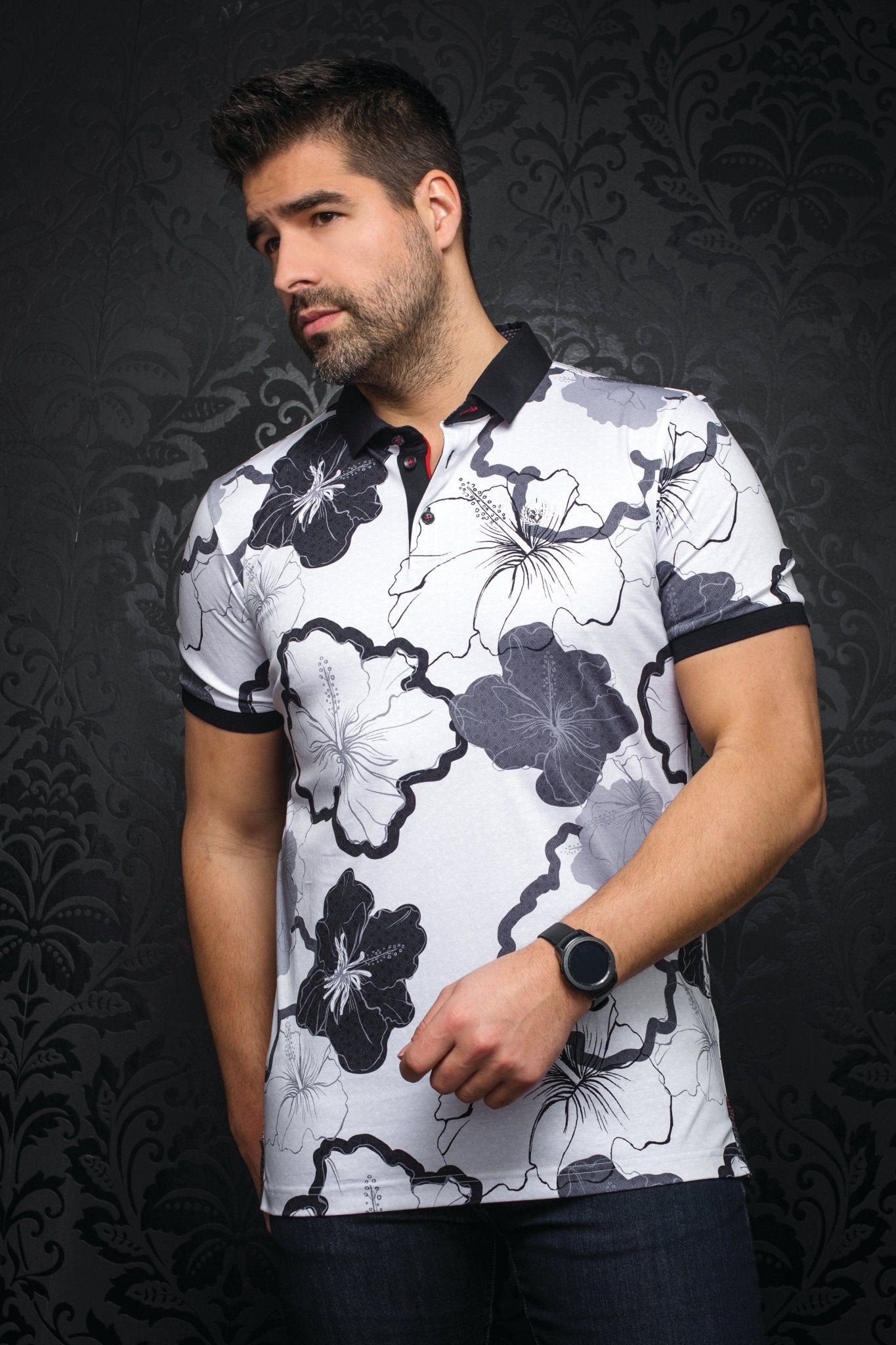 Polo | MOLOKAI,  White Black