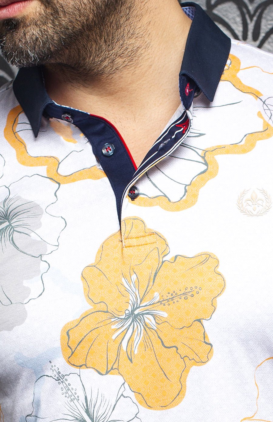 Polo | MOLOKAI, White / Orange