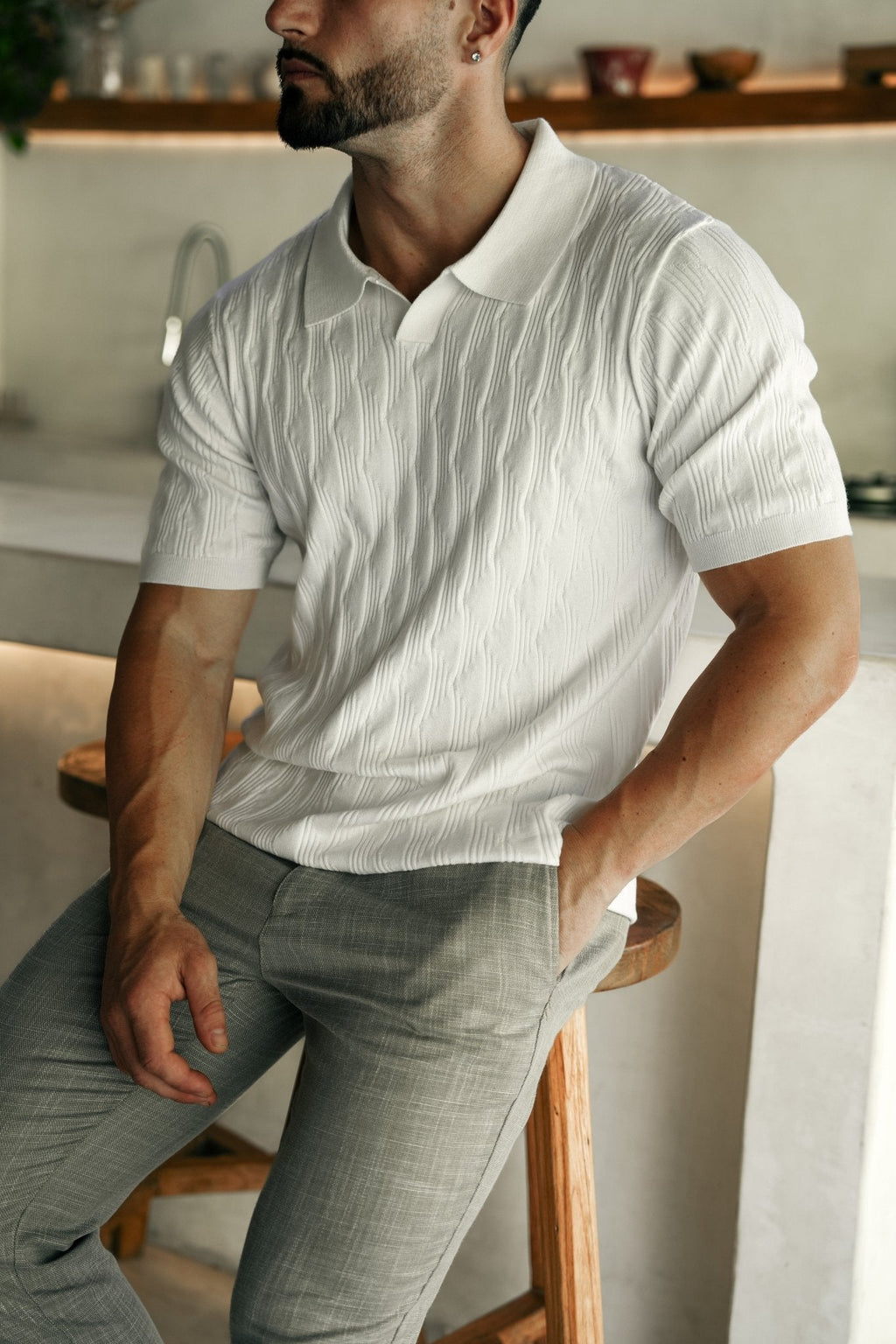 POLO TRICOT | LOWICK, White