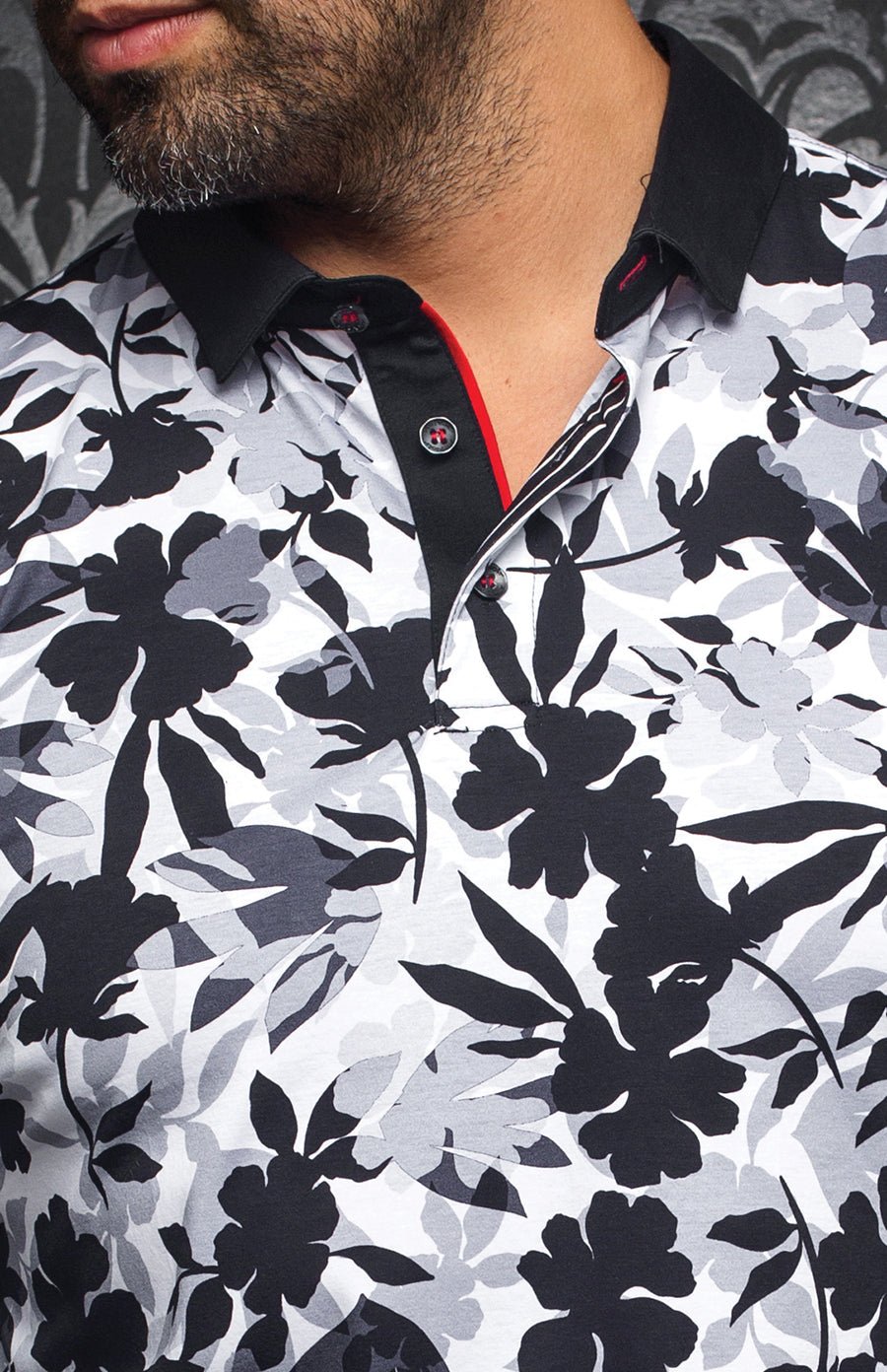 Polo | YAVARI, White / Black