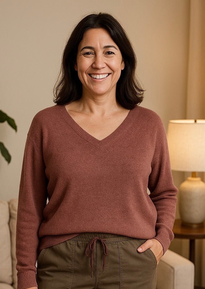 Pull rose par Les Choix de Gaby - La Braderie de Mode Québécoise en Ligne