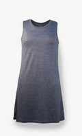Robe Mérinos Rayé Noir Gris - Sahara