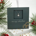 Silver Halo Necklace – Stainless Steel with Swarovski Crystals, Gift - Ready - La Braderie de Mode Québécoise en Ligne