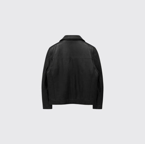 Veste en cuir classique - Style 40579 - Homme - La Braderie de Mode Québécoise en Ligne