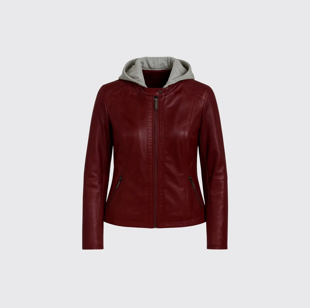 Veste en Cuir - Style 30520 - Femme - La Braderie de Mode Québécoise en Ligne