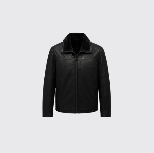 Veste en cuir - Style 40649 - Homme - La Braderie de Mode Québécoise en Ligne