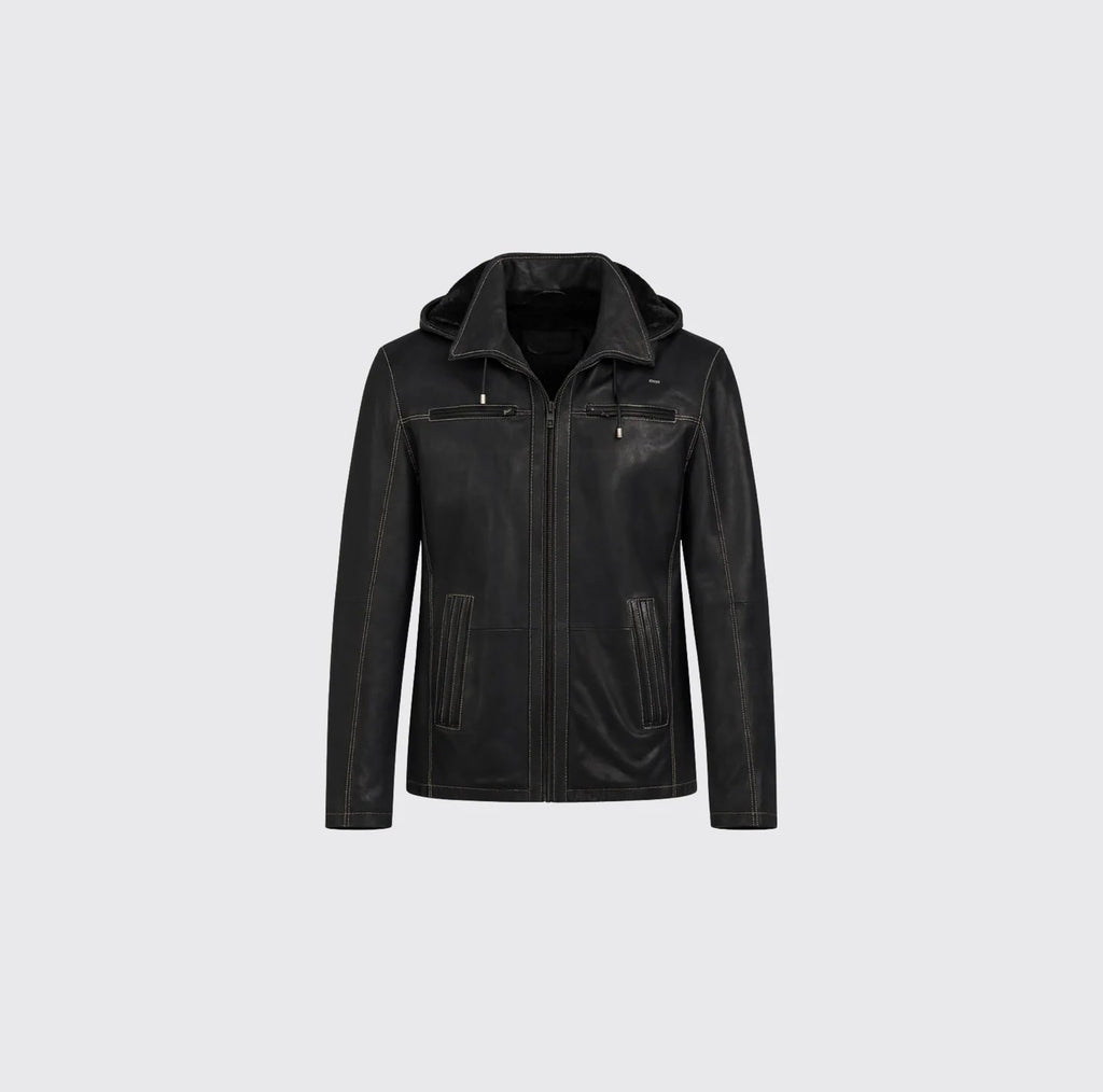 Veste en cuir - Style 40652 - Homme - La Braderie de Mode Québécoise en Ligne