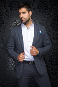 VESTON | BELMONDO, Grey Navy