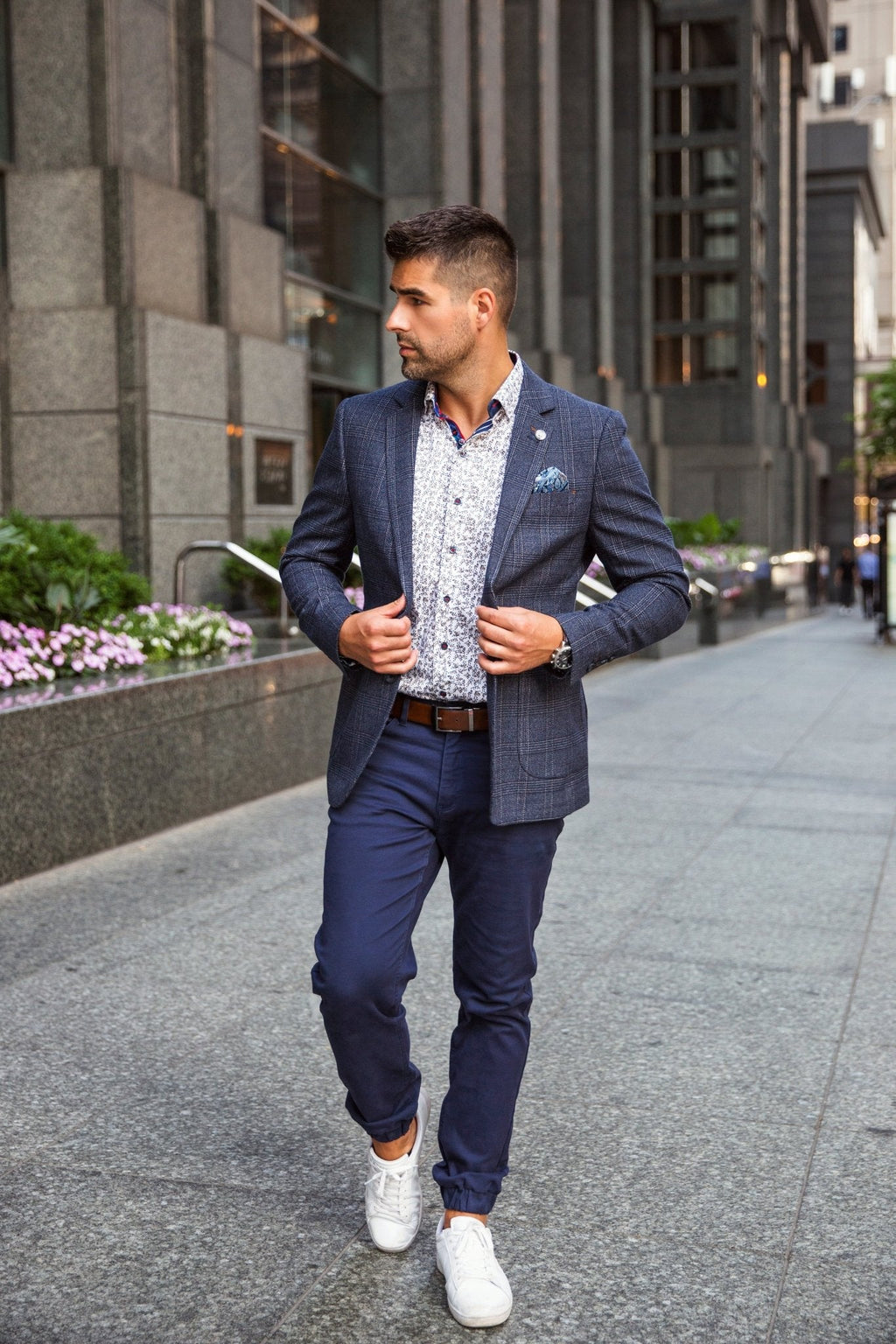 VESTON | CARELL, Navy