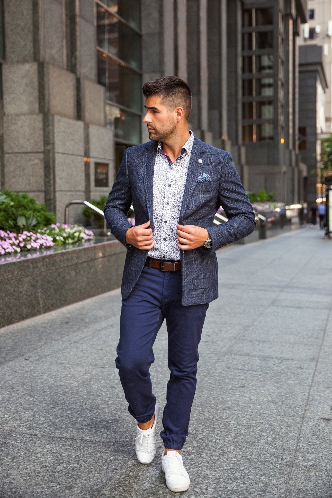 VESTON | CARELL, Navy