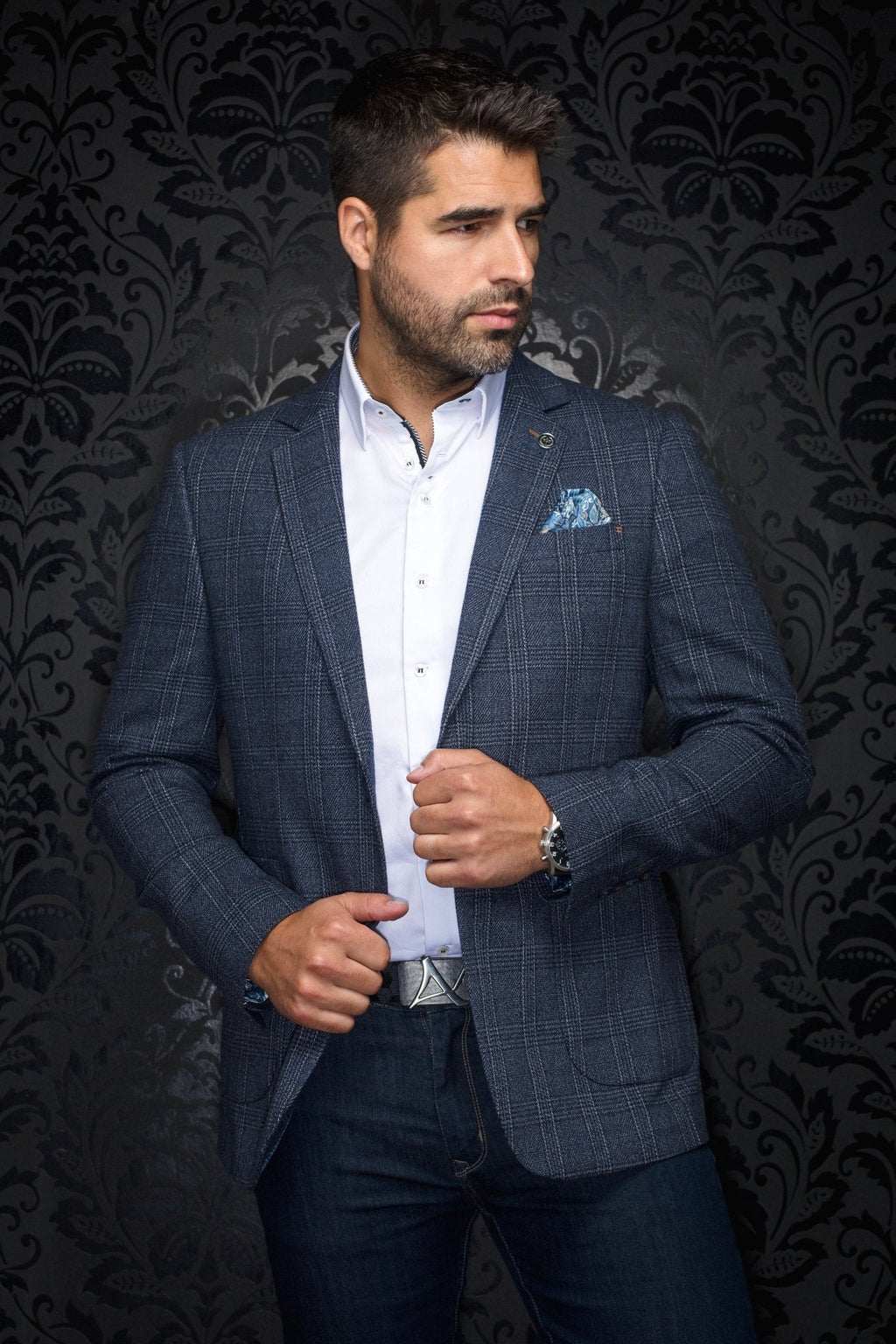 VESTON | CARELL, Navy