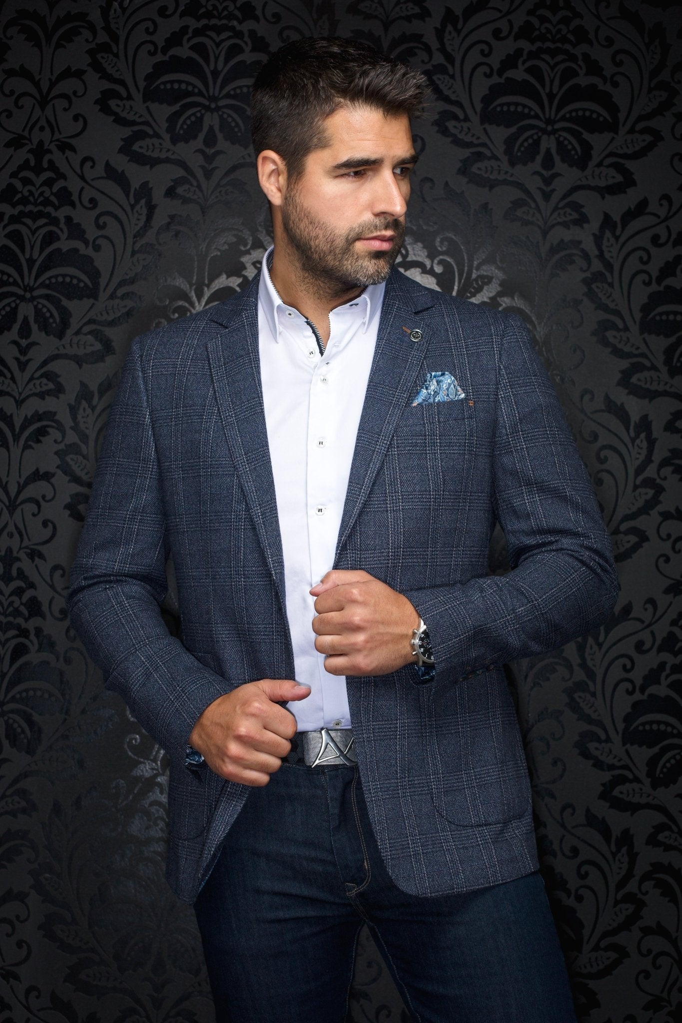 VESTON | CARELL, Navy