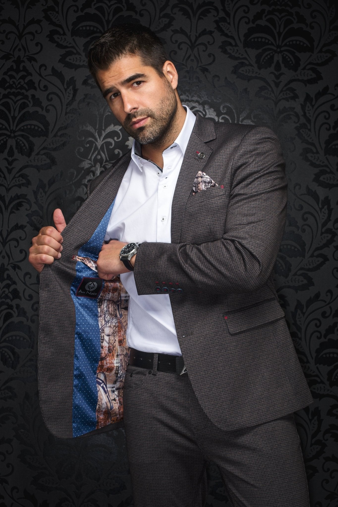 VESTON | HARRELSON, Brown Navy
