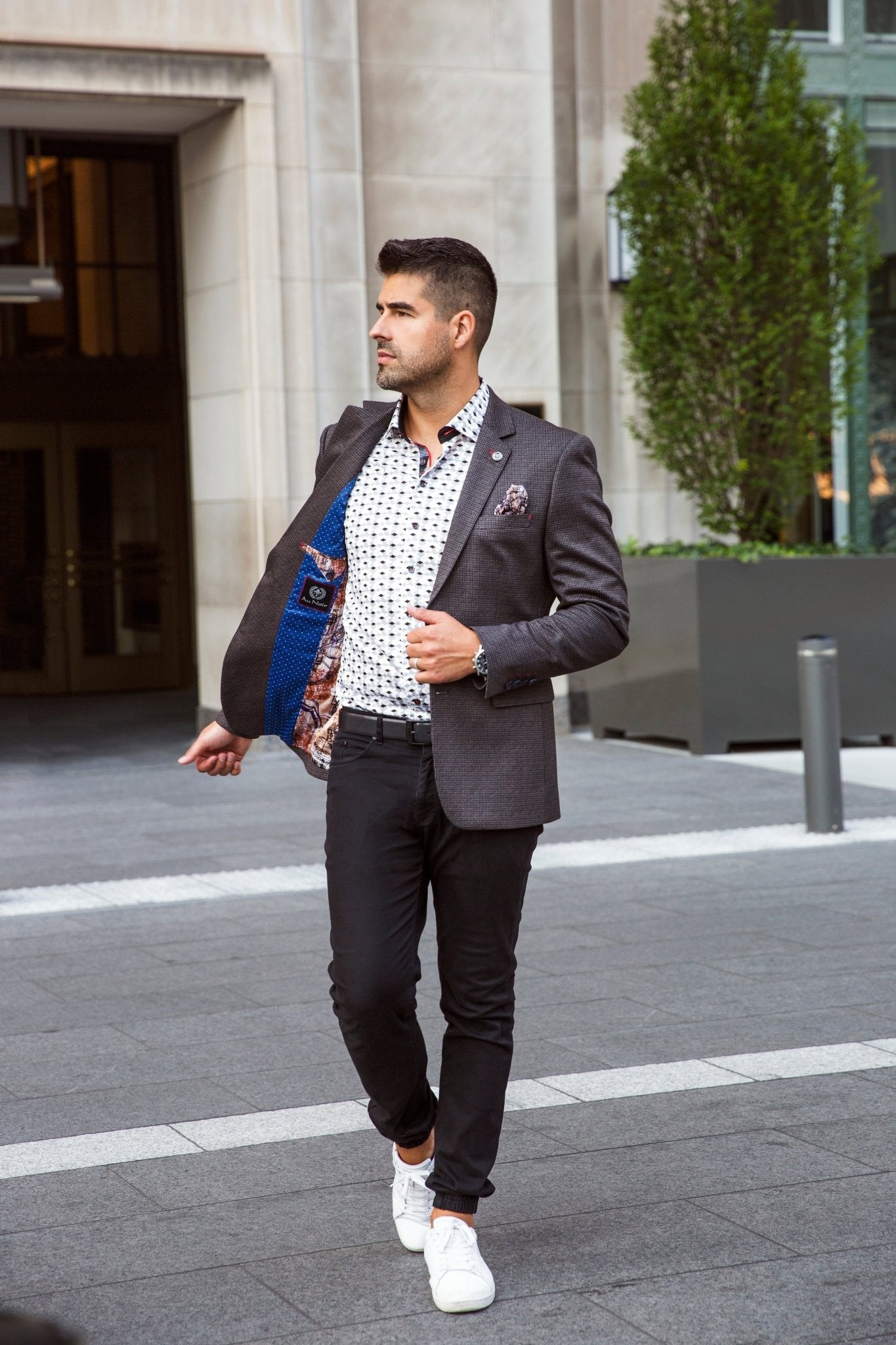 VESTON | HARRELSON, Brown Navy