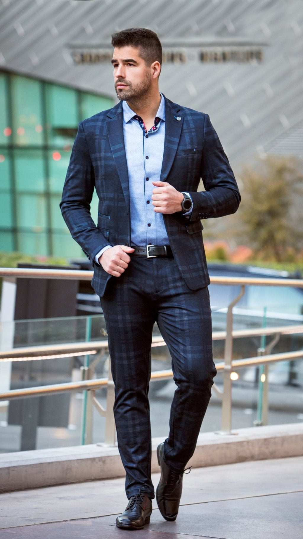 Veston | LEONARDO, navy