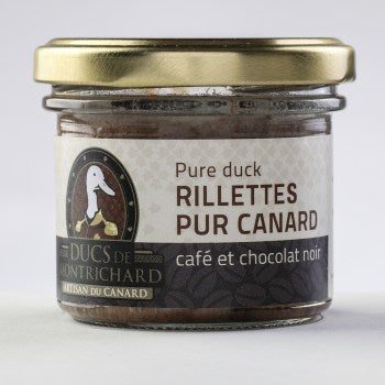 Rillettes Canard café et chocolat noir 80gr - Ducs de Montrichard