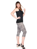 Capris rayures noires par Svelte